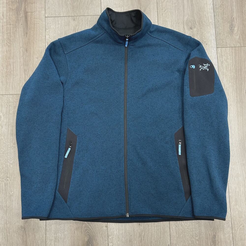 Arc'teryx Covert Cardigan Blue Zip Up Jacket size Womens XL SF